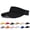 Monochrome, variant on Unisex Sports Sun Visor Hats Adjustable Empty Top Baseball Hats Spring Summer Going Out Tennis Caps for Women Men Black 21.26-23.62"