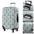 thumbnail image 5 of Blue Highland Cow Lighthouse Beach Pattern Luggage Cover Fashion Suitcase Cover Baggage Covers Fit 25-28 Inch Luggage (Go Travel), 5 of 5