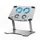 thumbnail image 1 of Adjustable Gaming Tablet Stand with 4 Fans, Ergonomic Low-Noise Design for and Tablets, 1 of 4
