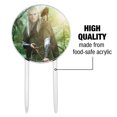 thumbnail image 6 of Acrylic The Lord of the Rings Legolas Character Cake Topper Party Decoration for Wedding Anniversary Birthday Graduation, 6 of 7
