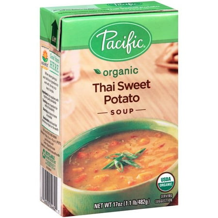 (2 Pack) Pacific Organic Thai Sweet Potato Soup, 17