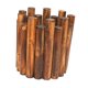 thumbnail image 4 of Valla de jardín de madera, valla decorativa de madera, borde decorativo resistente para paisajismo. L, 4 of 9