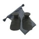thumbnail image 4 of 2 guantes de levantamiento de pesas para mujeres y hombres, agarres de silicona ligeros para gimnasio. Negro, 4 of 9