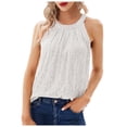 thumbnail image 2 of WEAIXIMIUNG Carnival Women's New Solid Color Sequin Micro Elastic Sequin Vest, 2 of 9
