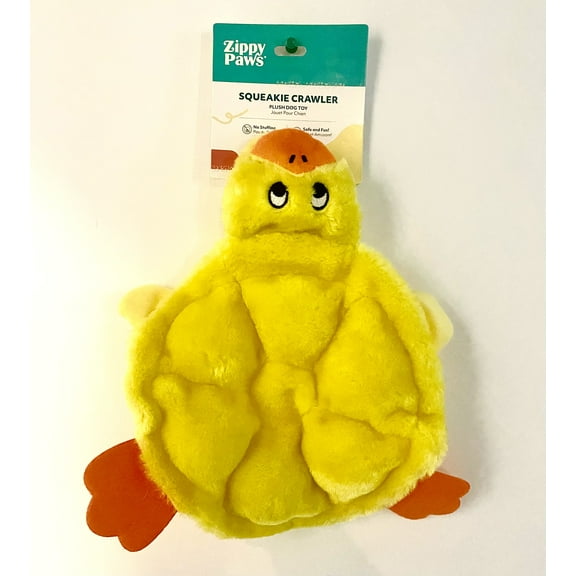 ZippyPaws Squeakie Crawler Duck