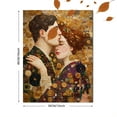 thumbnail image 3 of The Kiss Mosaic Canvas Wall Art, Classic Decor for Living Room Bedroom Hotel Lobby Office Home Interior, 3 of 8