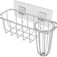 thumbnail image 1 of Estante Para Fregadero De Cocina, Soporte De Esponja De Acero Inoxidable 304, Estante De Almacenamiento De Toallas Para Fregadero, Estante De Drenaje Para Fregadero Yuarrent HA036405-00, 1 of 6