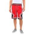 thumbnail image 2 of BKYS Men's Star Short Tech Fleece Pants Walk Shorts XL Red, 2 of 4