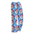 thumbnail image 6 of Women's Casual Fashion Christmas Pajama Pants, Long Sleepwear Trousers for Sports and Home Use, Comfortable and Soft Material for Nightwear and Lounging,Royal Blue,M, 6 of 7