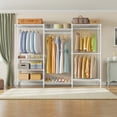 thumbnail image 3 of VIPEK V5 Plus Large Portable Closet Rack Freestanding Wardrobe Closet, Heavy Duty Multi-Functional Clothes Rack, White, 3 of 8