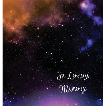 Stars, In Loving Memory Funeral Guest Book, Wake, Loss, Memorial Service, Love, Condolence Book, Funeral Home, Church, Thoughts and In Memory Guest Book (Hardback) (Hardcover)