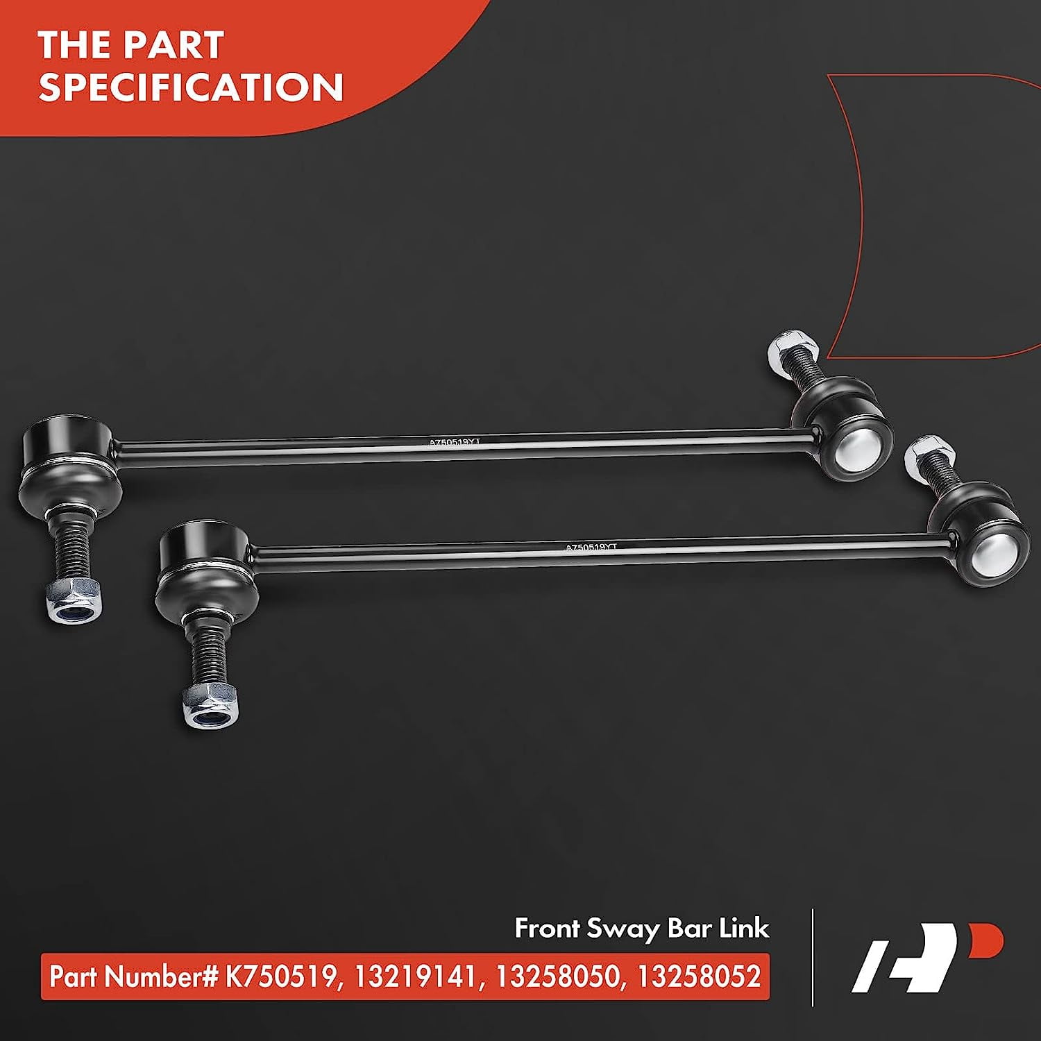 A-Premium 2x Front Sway Bar Links Stabilizer Bar Links Compatible with Chevrolet Cruze Cruze Limited Malibu Orlando Volt & Buick LaCrosse Regal Verano & Pontiac G6 & Saab 9-5 Replace # K750519