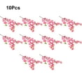 thumbnail image 4 of Injueey 10 piezas de flores artificiales rama de flores falsas con tallos y hojas vivas para arreglos decoración DIY Rosa Type3 NO3, 4 of 6