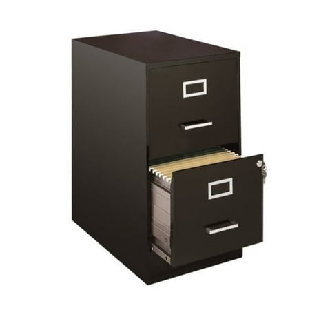 Scranton Co 2 Drawer File Cabinet In Black Walmart Com