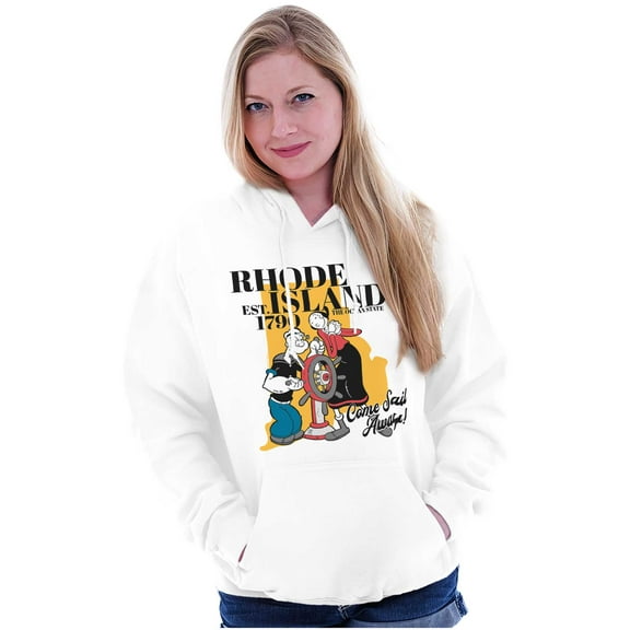 Popeye Olive Oyl Rhode Island Sailor Hoodie Sweatshirt Women Men Brisco Brands M