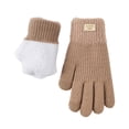 thumbnail image 4 of RXIRUCGD Gants Tricotés Tactiles Chauds d'Hiver pour Femmes (Kaki), 4 of 5