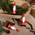 thumbnail image 3 of Red and White Mini Santa Christmas Ornaments, 4 Count, by Holiday Time, 3 of 5