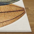 thumbnail image 3 of Safavieh Hollywood Dalia Abstract Runner Rug, Gold/Blue, 2'3" x 8', 3 of 10