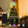 thumbnail image 6 of 8 inch Christmas Star Tree Topper, RGB Color Change  Tree Light up Star, Christmas Tree Decorations Xmas Outdoor Indoor Decoration, 6 of 7