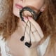 thumbnail image 3 of Sidaley Teléfono de aleación de zinc Auriculares internos de 3,5 mm Estéreo Bajo Llamada manos libres Auriculares con cable Auriculares con micrófono Cables de audio/vídeo negro 2 piezas, 3 of 6