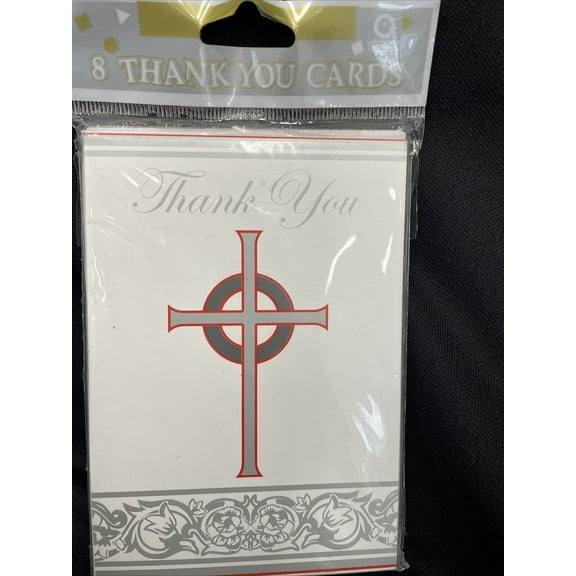 Confirmation Invitations, Thank You Cards 8Ct