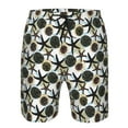 thumbnail image 4 of Kdxio Sea ​​Urchin Pattern Mens Casual Shorts - Drawstring Summer Beach Sports Shorts for Men, 4 of 9