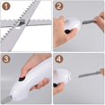 thumbnail image 4 of Professional cordless rechargeable easy slicing electric knife, cut meat, 4 of 4