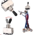 thumbnail image 3 of Arnés de cableado con interruptor de 3 vías para guitarra Les Paul LP, 2 potenciómetros de volumen, 2 tonos, 1 conector, 500 K, 3 of 12