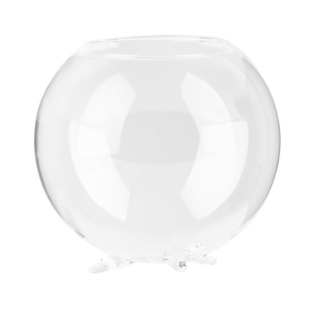 Tripod Support Round Shape Glass Plant Flower Landscape Vase Container Popular New Transparent Hydroponic Vase Fishtank Fishbowl