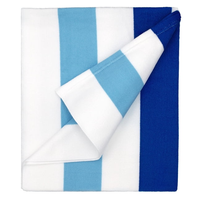 Essentiels Populaires pour la Maison, Serviette de Plage Surdimensionnée en Coton Grande 70 X 35 Pouces Serviette de Piscine Rose Rouge à Rayures Cabanon de Natation Serviette Absorbante à Séchage Rapide Serviette de Natation