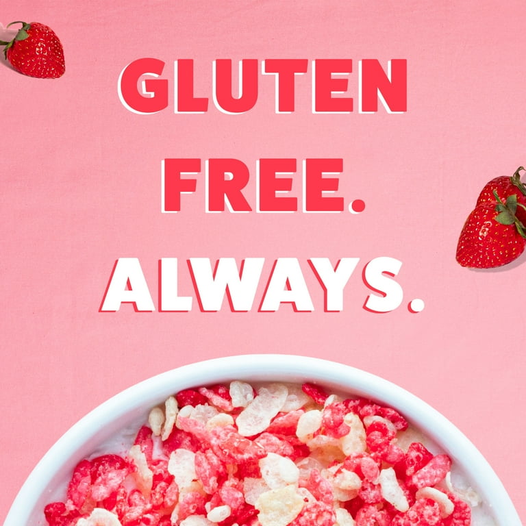 Post Fruity PEBBLES Strawberries and Cream Cereal, Gluten-Free, Rice Cereal, Crunchy 10 oz Box - Walmart.com Post Fruity PEBBLES Strawberries and Cream Cereal, Gluten-Free, Rice Cereal, Crunchy 10 oz Box - Walmart.com