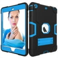 thumbnail image 6 of iPad Mini Case, iPad Mini 2 Case, iPad Mini 3 Case, iPad Mini Retina Case, Allytech Heavy Duty Three Layer Armor Defender Protective Case with Kickstand for iPad Mini 1/ 2 / 3 (Black/Blue), 6 of 8