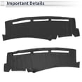 thumbnail image 4 of Unique Bargains Dash Cover for Chevy Silverado 1999-2006 Non-Slip Dashboard Carpet Mat Polyester Silicone Gray, 4 of 6