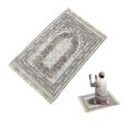 thumbnail image 3 of Jinsinto Prayer Rug Muslim Prayer Rug Personalized Prayer Mat Muslim Prayer Mat Islamic Prayer Rug，brown, 3 of 5