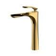 thumbnail image 1 of Gold Basin Faucet Hot And Cold Basin Washbasin Mixer Tap, Single Hole Faucet Toilet Table Basin High Golden Waterfall Faucet ,Versatile Features, 1 of 6
