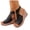 Black, variant on Women's Summer Wedge Sandals Peep Toe Open Back Slingback Heels Fashion Woven Metallic Platform Beach Shoes Gold Size 7
