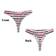 thumbnail image 3 of Balery Flamingos Tangas de Algodón para Mujer con Estampado – Ropa Interior Sexy, Transpirable, G-string-Small, 3 of 6