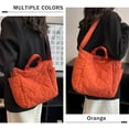 thumbnail image 5 of LHSHID Puffer Tote Bag Women Quilted Crossbody Handbag Lattice Padded Hobo Puffy Purse Casual Satchel Bag, 5 of 5