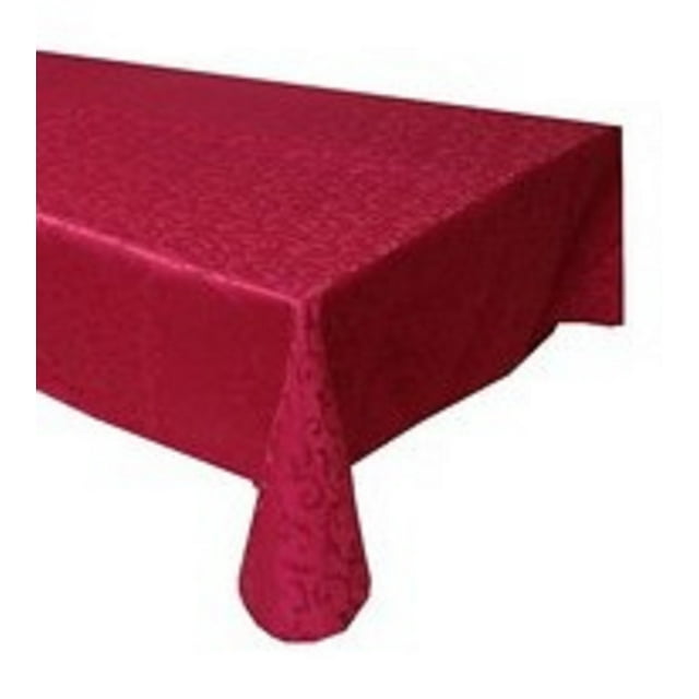 Nappe Jacquard Imperméable, 52x70 Pouces, X'mas/rouge