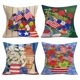 thumbnail image 2 of Funda de almohada de lino patriótico del Día de la Independencia, funda de almohada, combinación de 4 piezas, 50x50cm Wmkox124yii hfskjfh117, 2 of 9