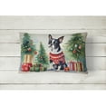 thumbnail image 2 of Carolines Treasures DAC1276PW1216 16 x 12 in. Unisex Boston Terrier Christmas Fabric Decorative Pillow, 2 of 4