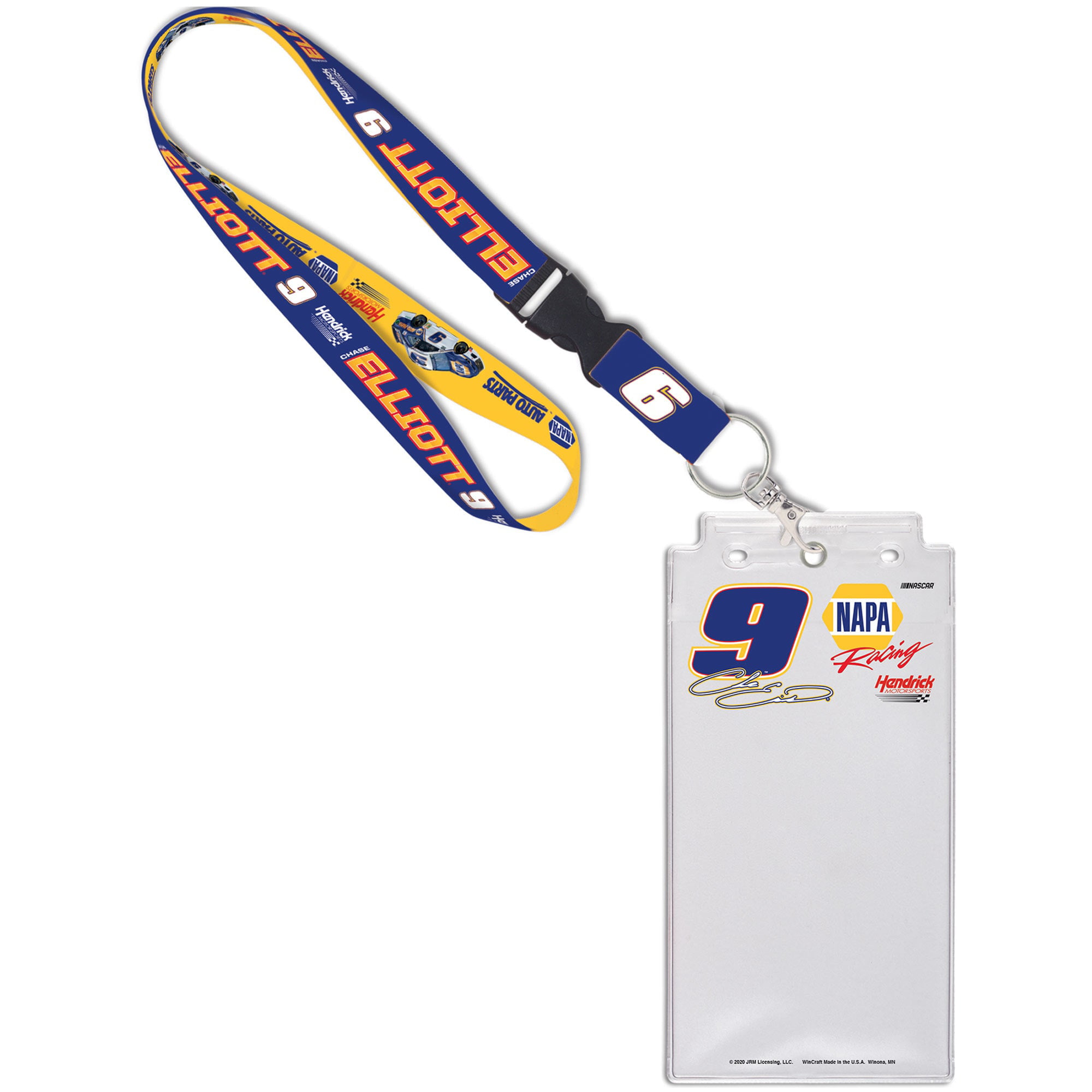 WinCraft NASCAR Gift Set 2 Premium Lanyards with Credential Holders 