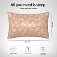 thumbnail image 6 of Easygdp Cute Bee Pillowcase 20×30 inches, Throw Pillowcase with Invisible Zipper for Bedroom, Sofa, Office, 6 of 8