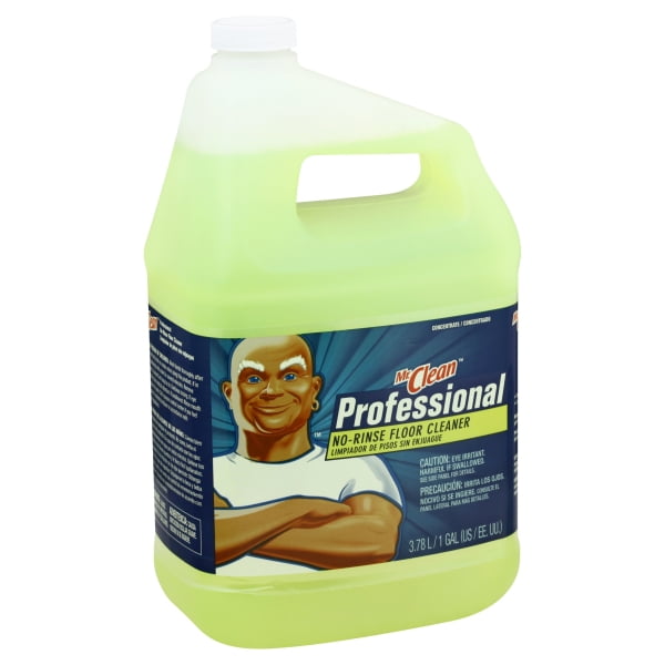 MR. CLEAN 25045 Floor Cleaner,Liquid,1 gal.,Yellow,PK4