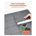 thumbnail image 5 of Interlocking Drainage Mat 12x12, 50-Piece Garage Floor Tiles, Non-Slip PP Drainage Mats for Kitchen, Garden, Outdoor, 5 of 7