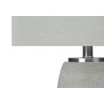 thumbnail image 4 of Table Lamp Lighting, 25"h, Table Lamp, Grey Ceramic, Grey Shade, Modern,Bedroom Lamp, 4 of 7