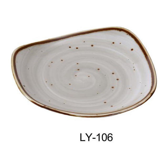 Yanco LY-106 Lyon Plaque de 5,75 Po, Glaçure Réactive - Lot de 36