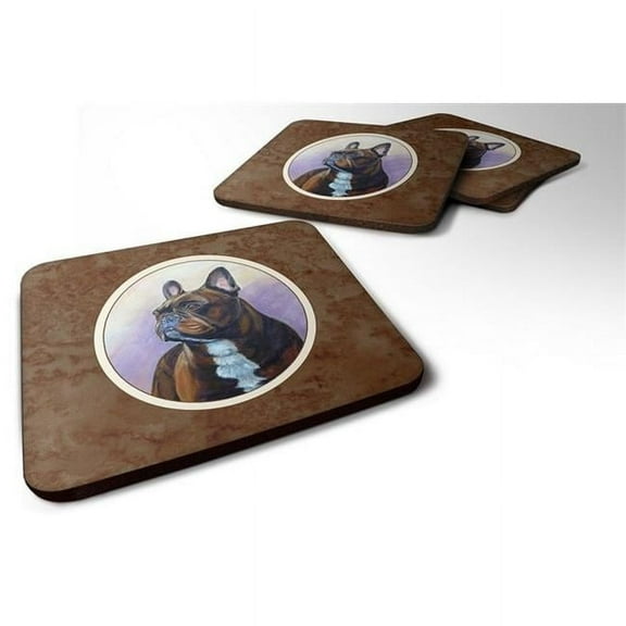 French Bulldog Foam Coaster, Set of 4