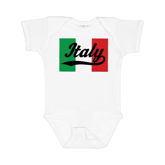 Inktastic Italy Flag Boys or Girls Baby Bodysuit