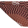 thumbnail image 1 of Better Trends BRAL46BU Better Trends Alpine Collection 100% Polypropylene 48' x 72' Oval Braided Rug in Burgundy, 1 of 1